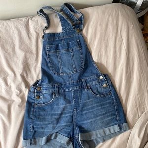 denim shortalls
